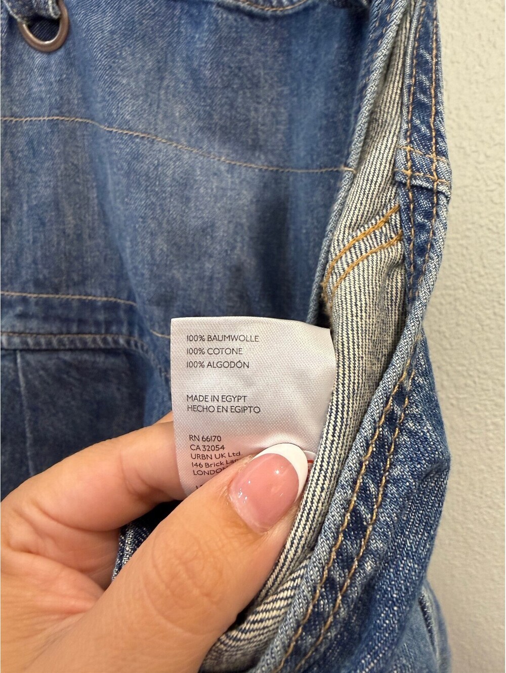 Free People We The Free Rambler Short Shortalls (Denim Overall) - Women's XL NWT - Picture 10 of 11